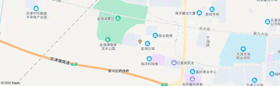 天津金海湖公交站_公交站地图_天津公交_妙搜公交查询2025