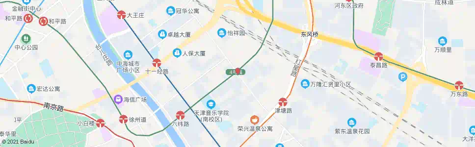 天津十四经路_公交站地图_天津公交_妙搜公交查询2025