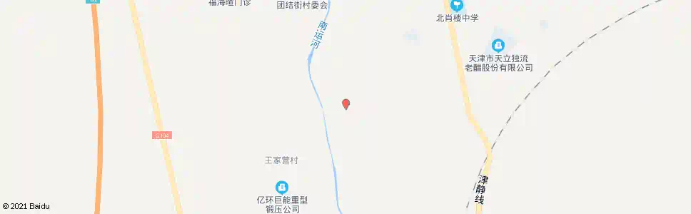 天津王庄子村_公交站地图_天津公交_妙搜公交查询2025