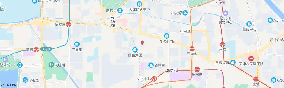 天津鑫银大厦_公交站地图_天津公交_妙搜公交查询2025