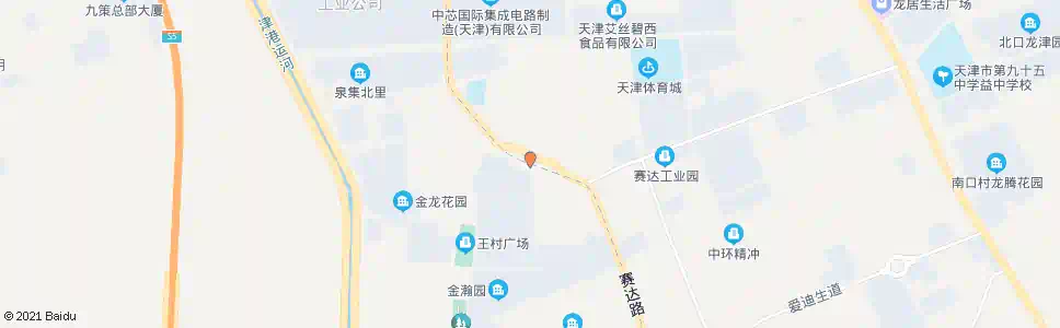 天津宏源道_公交站地图_天津公交_妙搜公交查询2025