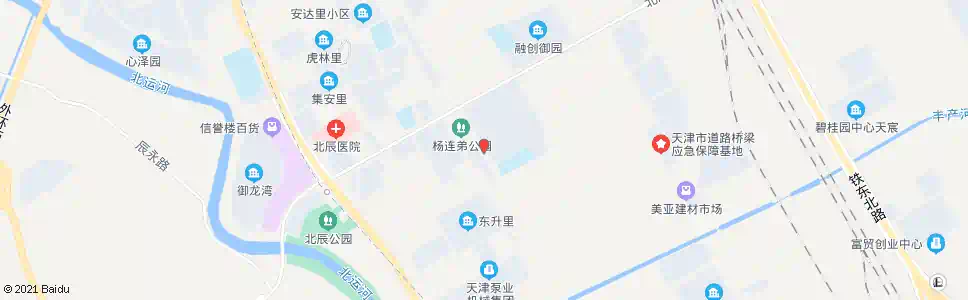 天津果园北道_公交站地图_天津公交_妙搜公交查询2025