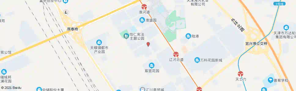 天津淮和园_公交站地图_天津公交_妙搜公交查询2025