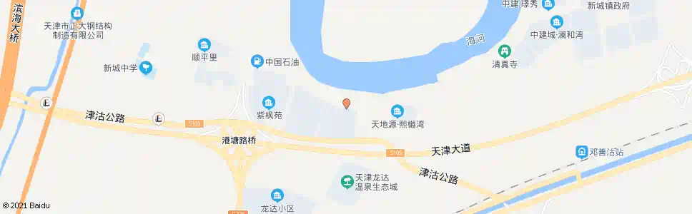 天津黄圈村西_公交站地图_天津公交_妙搜公交查询2025