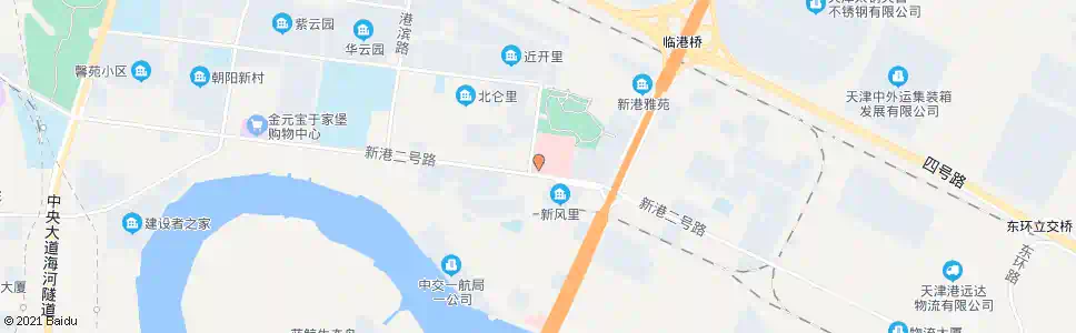 天津港口医院_公交站地图_天津公交_妙搜公交查询2025