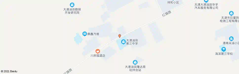 天津油田三中_公交站地图_天津公交_妙搜公交查询2025