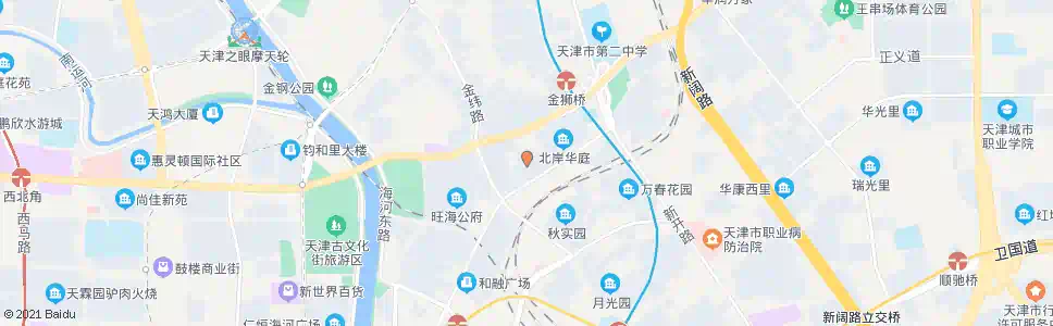 天津昌海公寓(西)_公交站地图_天津公交_妙搜公交查询2025