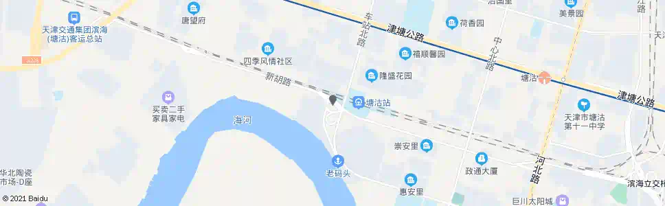 天津滨海龙都小区_公交站地图_天津公交_妙搜公交查询2025