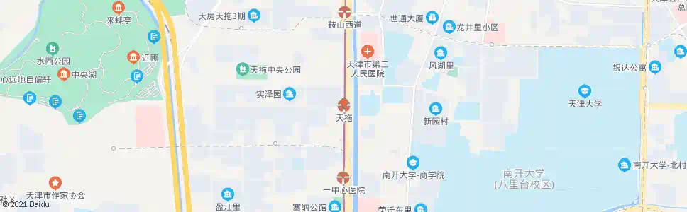 天津天拖_公交站地图_天津公交_妙搜公交查询2025