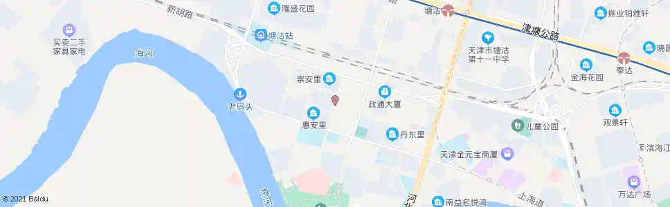 天津塘沽五中_公交站地图_天津公交_妙搜公交查询2025