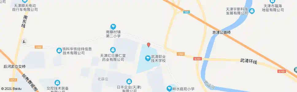 天津武清就业培训中心_公交站地图_天津公交_妙搜公交查询2025