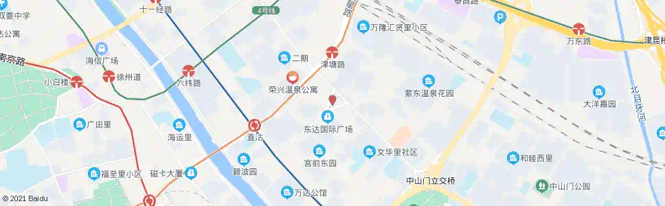 天津大直沽后台_公交站地图_天津公交_妙搜公交查询2025