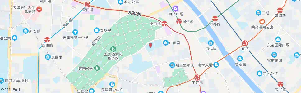 天津新华中学_公交站地图_天津公交_妙搜公交查询2025
