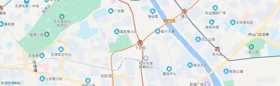 天津下瓦房(云中天传媒)_公交站地图_天津公交_妙搜公交查询2025