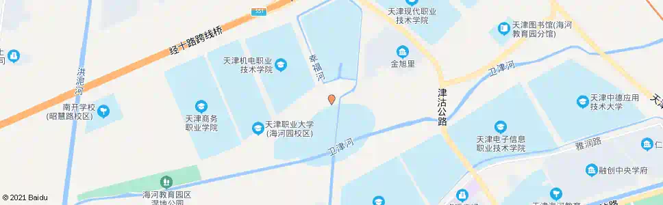 天津海教园体育场_公交站地图_天津公交_妙搜公交查询2025
