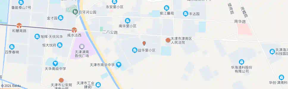 天津益华里_公交站地图_天津公交_妙搜公交查询2025