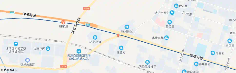 天津福升园_公交站地图_天津公交_妙搜公交查询2025