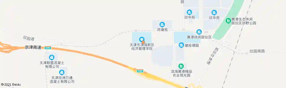 天津滨海新区区委党校_公交站地图_天津公交_妙搜公交查询2025