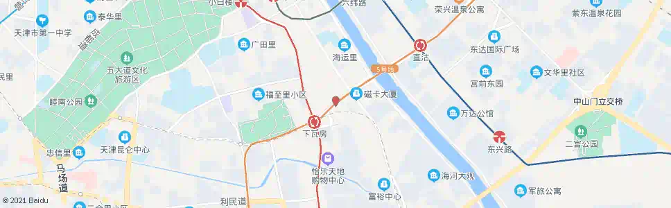 天津福建路_公交站地图_天津公交_妙搜公交查询2025