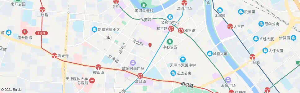 天津滨江商厦_公交站地图_天津公交_妙搜公交查询2025