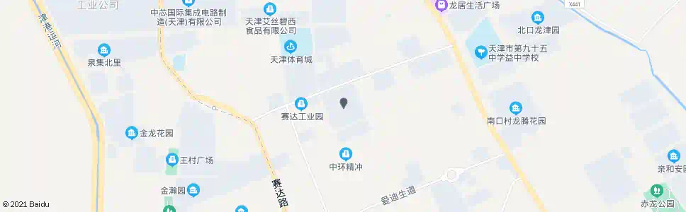 天津天直工业园_公交站地图_天津公交_妙搜公交查询2025