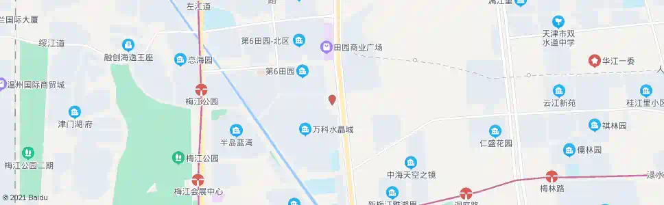 天津万科城五期_公交站地图_天津公交_妙搜公交查询2025