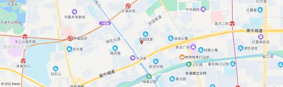 天津紫金公寓_公交站地图_天津公交_妙搜公交查询2025