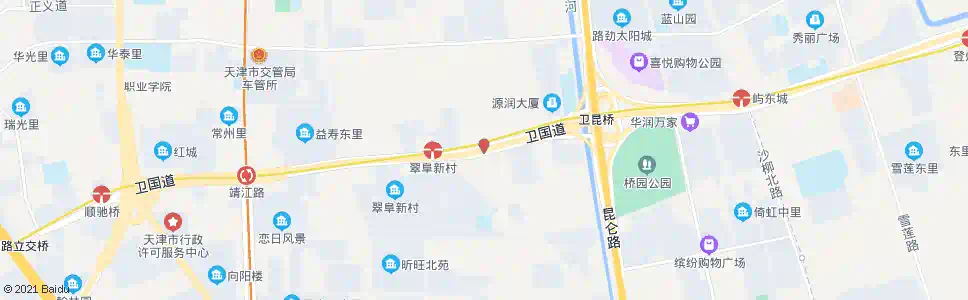 天津上杭花园_公交站地图_天津公交_妙搜公交查询2025