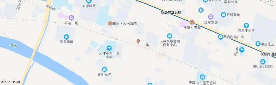 天津丽新路_公交站地图_天津公交_妙搜公交查询2025