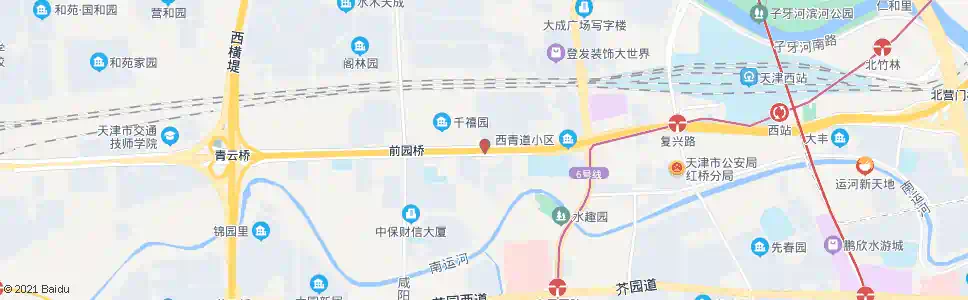 天津跃进里(红桥)_公交站地图_天津公交_妙搜公交查询2025