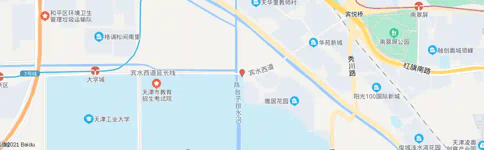 天津理工大学北门_公交站地图_天津公交_妙搜公交查询2025