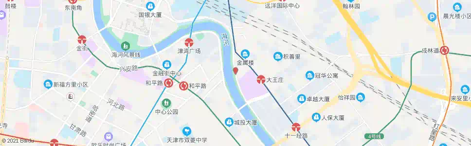 天津海河东路六经路_公交站地图_天津公交_妙搜公交查询2025