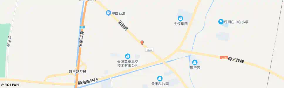 天津靳家庄_公交站地图_天津公交_妙搜公交查询2025