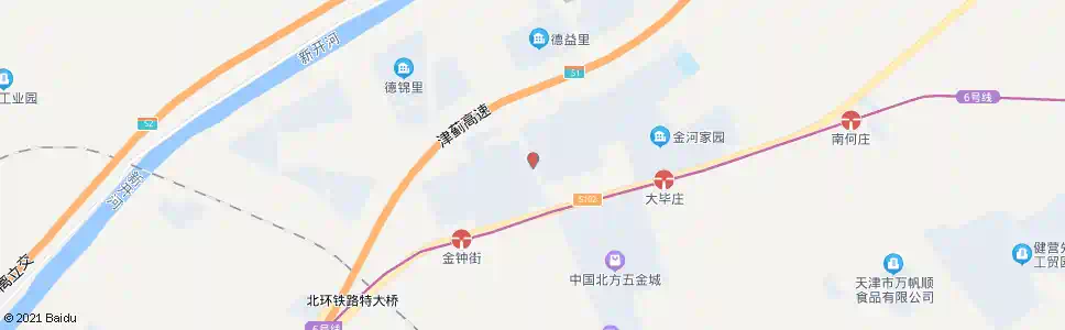 天津金钟新城生态社区_公交站地图_天津公交_妙搜公交查询2025