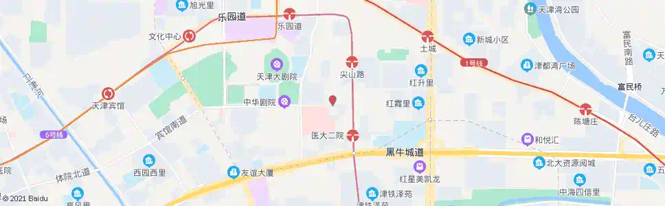 天津二附属医院_公交站地图_天津公交_妙搜公交查询2025
