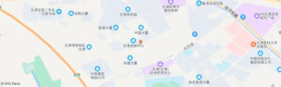 天津空港投资服务中心_公交站地图_天津公交_妙搜公交查询2025