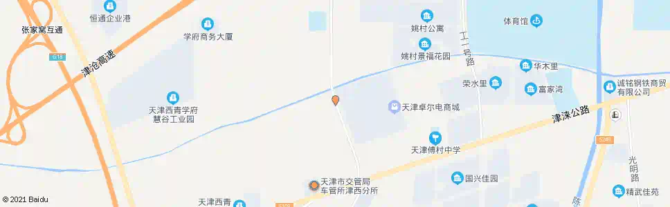 天津创源道_公交站地图_天津公交_妙搜公交查询2025