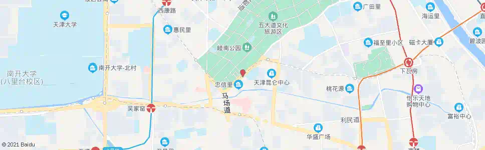 天津昆明路_公交站地图_天津公交_妙搜公交查询2025