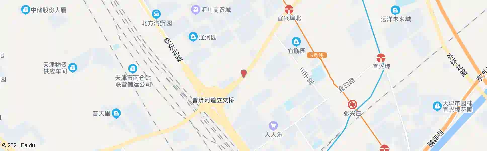 天津普兴里_公交站地图_天津公交_妙搜公交查询2025