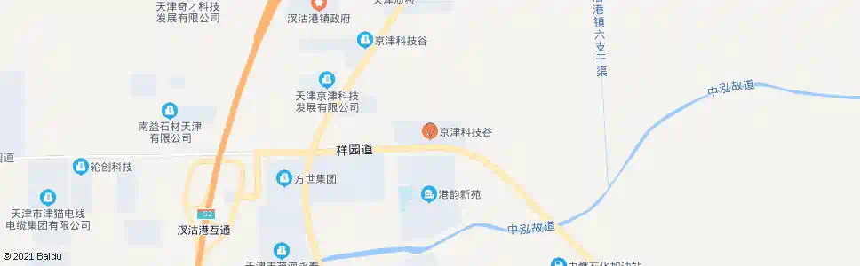 天津武清京津科技谷_公交站地图_天津公交_妙搜公交查询2025