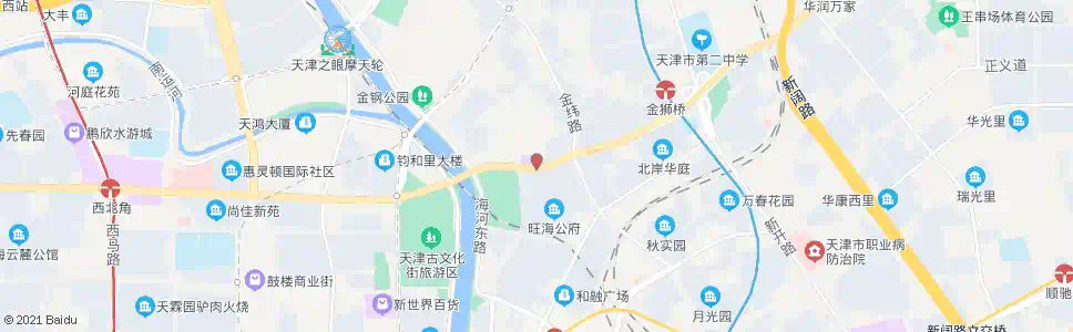 天津新都市百货_公交站地图_天津公交_妙搜公交查询2025