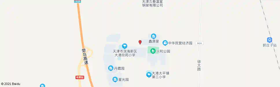 天津郭庄子村委会_公交站地图_天津公交_妙搜公交查询2025