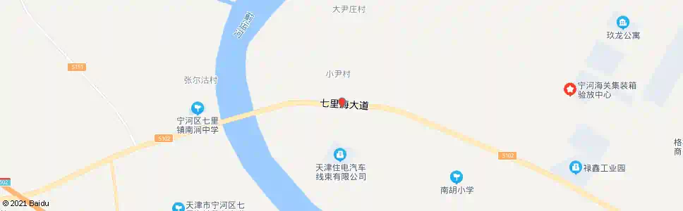 天津小尹村_公交站地图_天津公交_妙搜公交查询2025