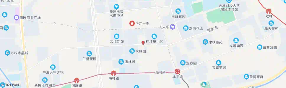 天津浯水道_公交站地图_天津公交_妙搜公交查询2025