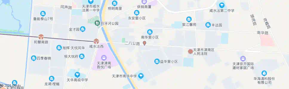 天津南环红旗路_公交站地图_天津公交_妙搜公交查询2025