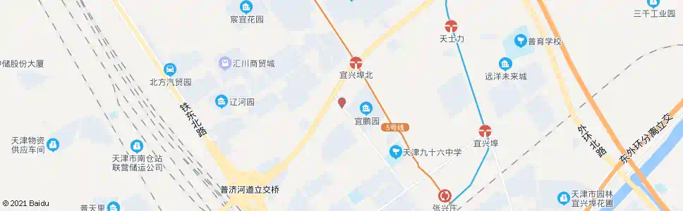 天津三千路_公交站地图_天津公交_妙搜公交查询2025