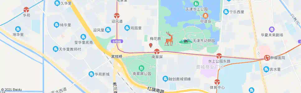 天津青年学院_公交站地图_天津公交_妙搜公交查询2025