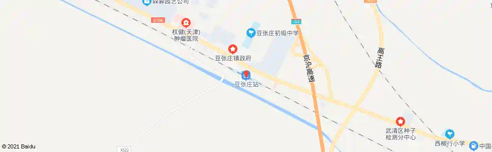 天津豆张庄火车站_公交站地图_天津公交_妙搜公交查询2025