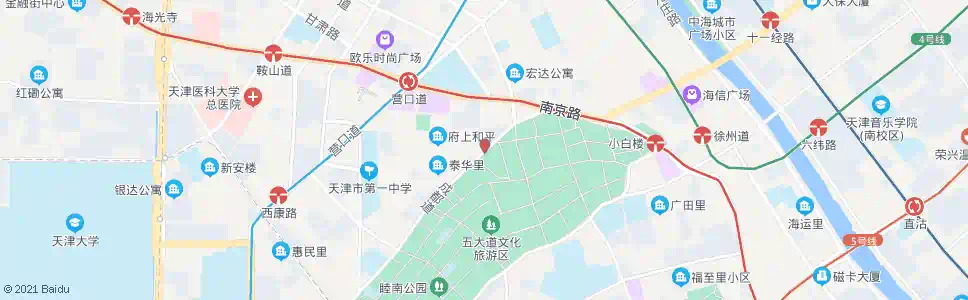 天津黄家花园_公交站地图_天津公交_妙搜公交查询2025
