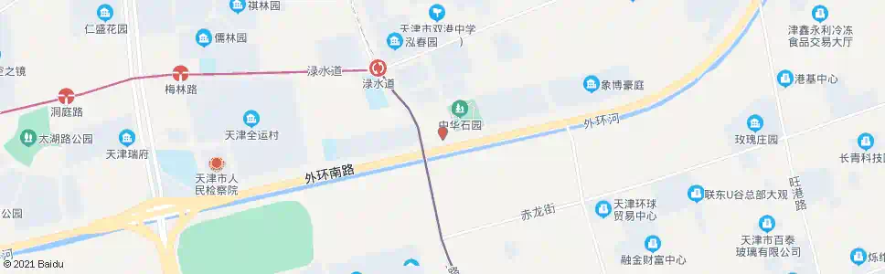 天津中华石园_公交站地图_天津公交_妙搜公交查询2025